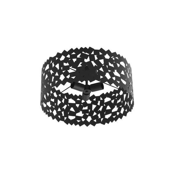 Lucande Deckenlampe Aeloria (Modern) in Schwarz aus Metall (3 flammig, E27) - Deckenleuchte Lampe Wohnzimmerleuchte