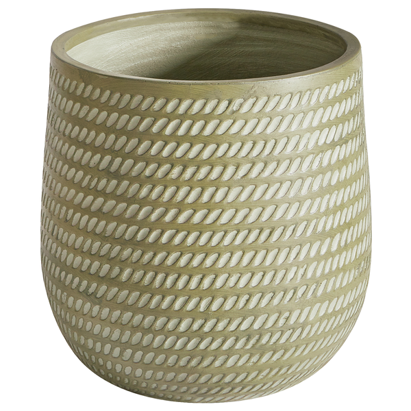 Blumenkübel LIVADIA 39 cm Olivgrün