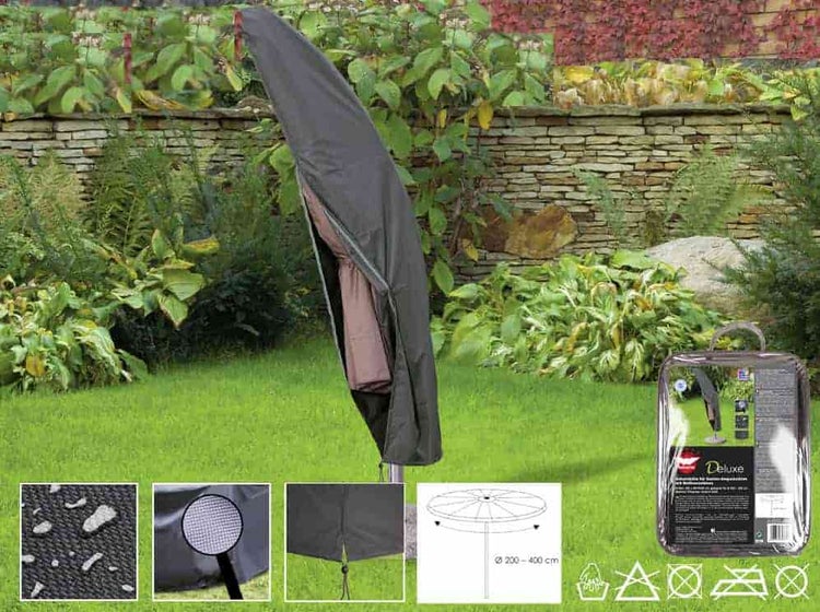 Schutzhüllen für Gartenmöbel, Cantilever umbrella. approx. 64x250, Deluxe