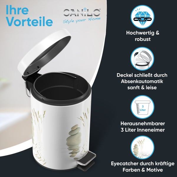 Sanilo Kosmetikeimer 3L mit Absenkautomatik Balance