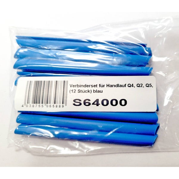 Verbinder Set für Handlauf Q4, Q2, Q5, 12 Stück