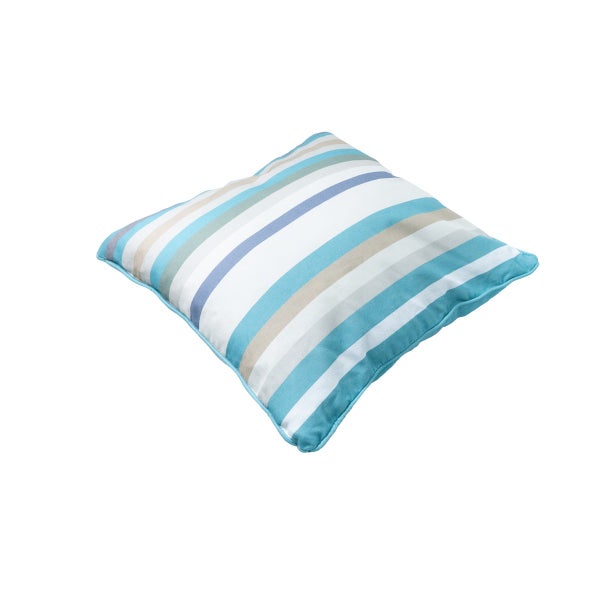 Dekokissen Righe Azur - Ca. 50x50 cm - 4er-Set