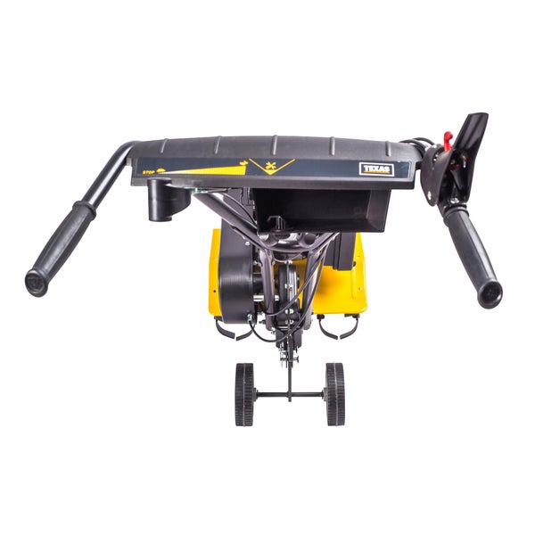 Benzin Gartenfräse Texas Lilli 365TG – 60 cm Arbeitsbreite, 78,5 cm³ Motor, Rückwärtsgang, Bodenhacke mit Pflug und Rädersatz