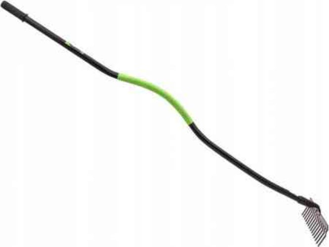 Gartenrechen mit gebogenem Griff für komfortables Arbeiten