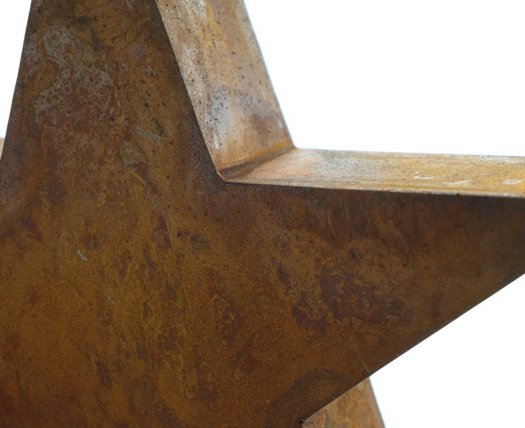 FRANK FLECHTWAREN | Stern Rost, Ø 29 x 5 cm, METALL