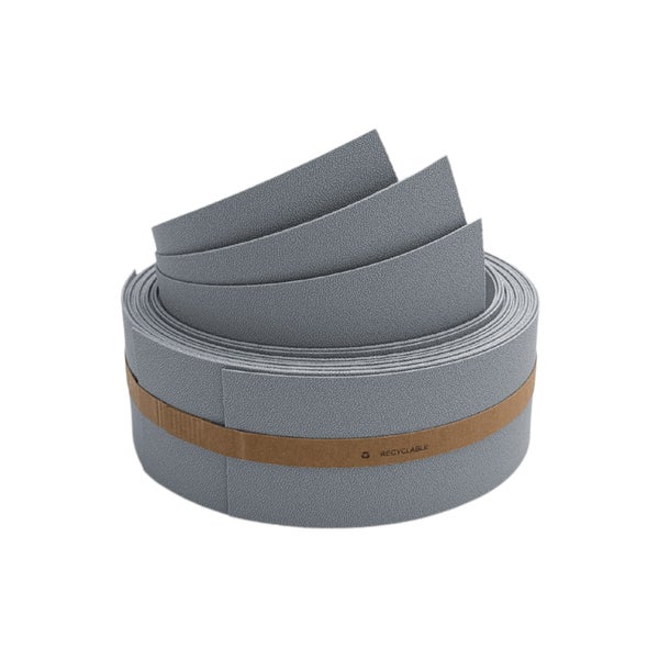 Graue Trittschalldämmung Rolle mit Papierband, recycelbar