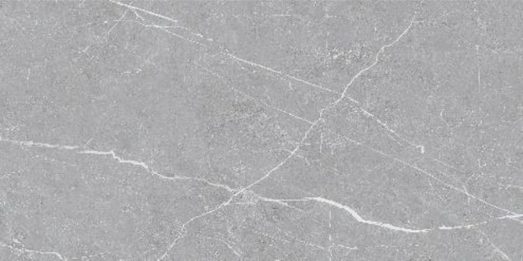 Graue Bodenfliese mit Marmoroptik