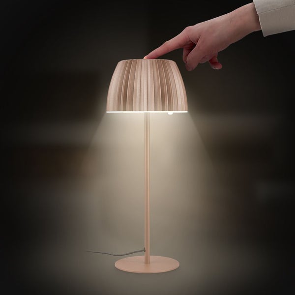 LED Tischlampe LED Tischleuchte Dimmbar Touch Warmweiß Schlafzimmer Flur