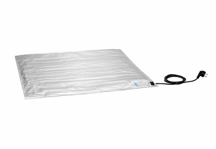 Romberg Heizmatte SkinnyHeat 75 – 75 x 75 cm, 95 Watt, Aluminium-Verbundfolie, Reißfest, Optimal für Indoor-Growzelte