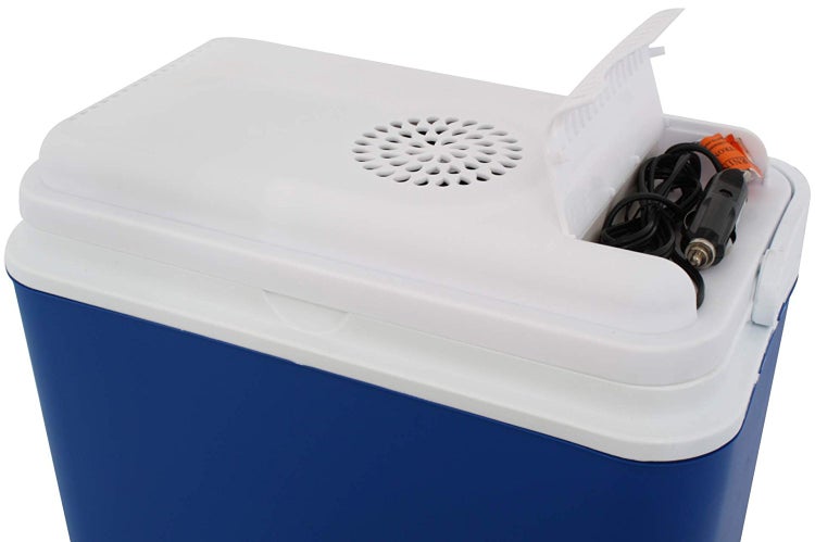 Interior WA52V Elektrische Kühlbox, 24 L, Mini Kühlschrank für KFZ Auto, Thermobox
