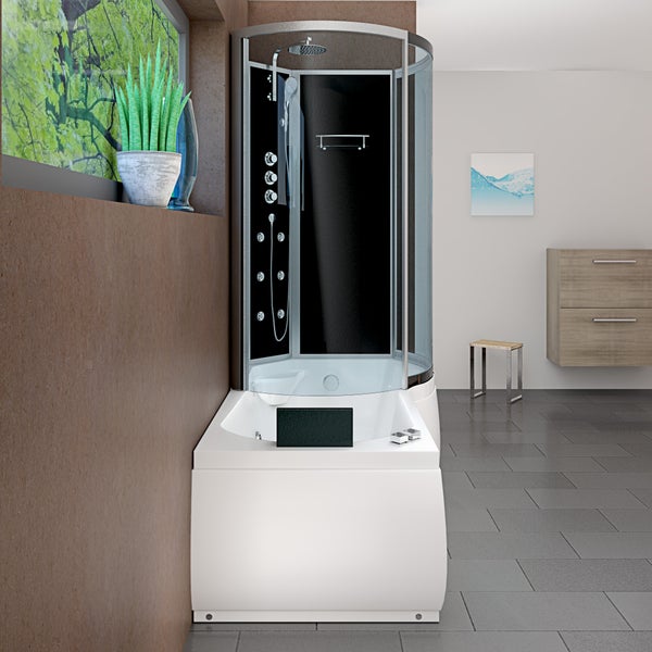 Whirlpool Wanne Duschkabine sw K50-L32-WP 170x100