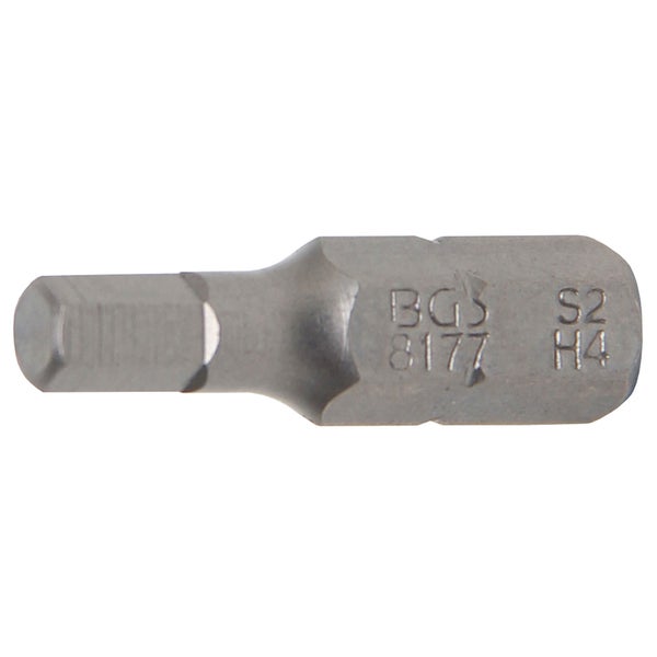 BGS Bit Antrieb Außensechskant 6,3 mm (1/4) Innensechskant 4 mm - 8177