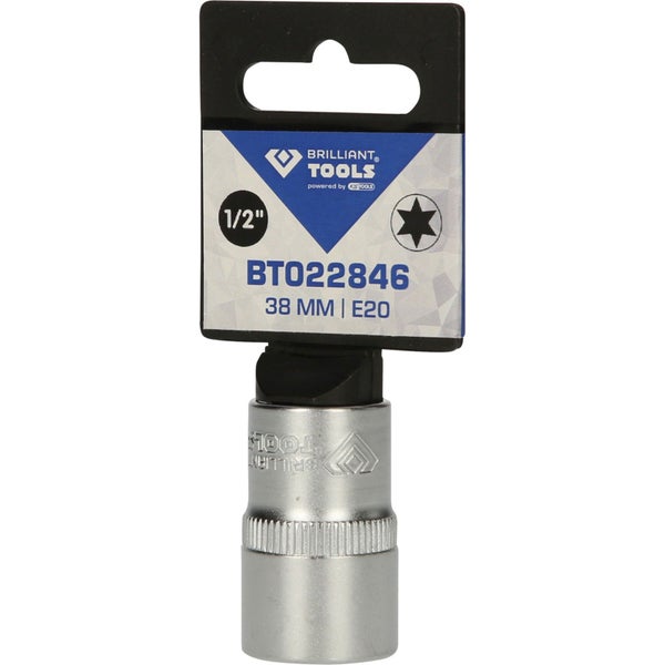 BRILLIANT TOOLS 1/2 Torx-E-Stecknuss E20 - BT022846
