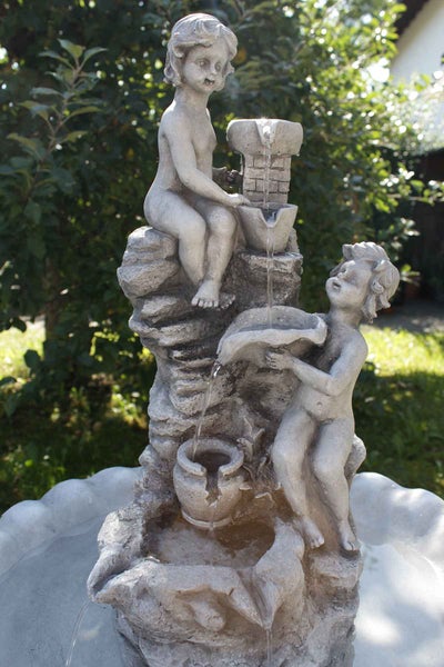 Gartenbrunnen Figurenbrunnen Wasserspiel FoFiglioletti 106 cm 10902