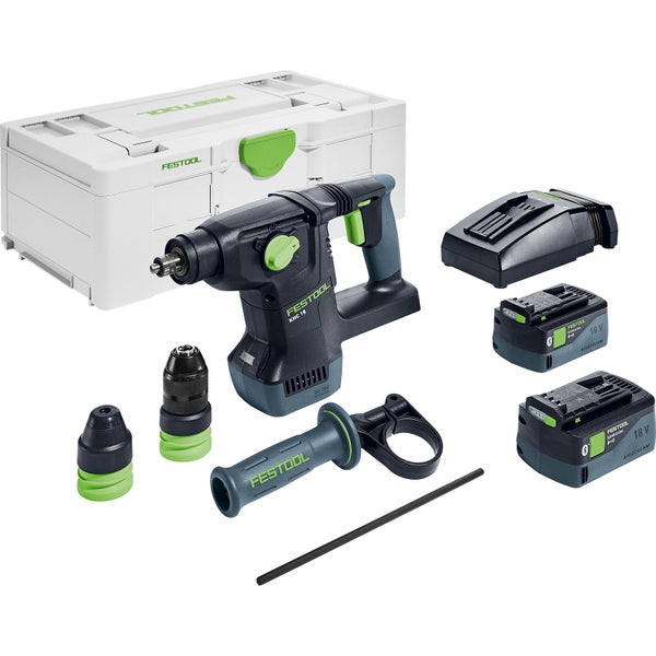 Festool Akku-Bohrhammer mit Zubehör und Transportkoffer