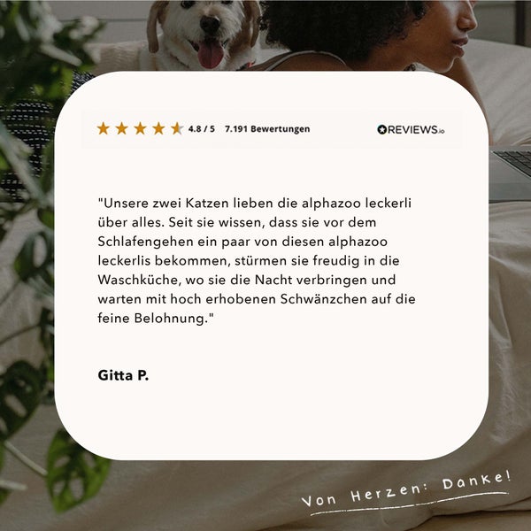 ALPHAZOO Leckerli Ente 200g für Katzen I Gourmet Katzenleckerlis I Getreidefrei
