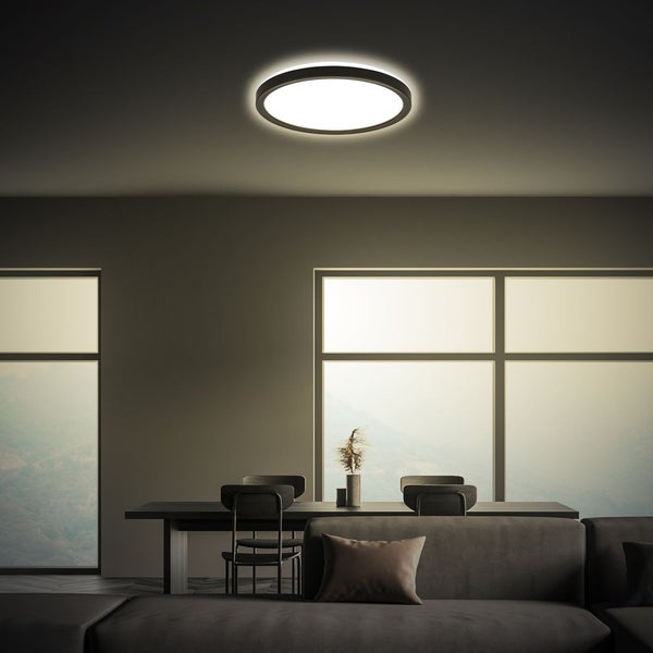 LED Deckenlampe LED Panel Deckenleuchte Flach Indirektes Licht Neutralweiß