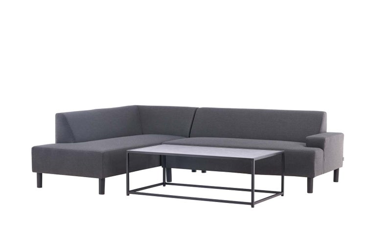 Mecka Lounge-Set 2 Teile grau. 65 X 124 X 40 cm