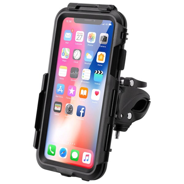 Telefonhalter Fahrrad - iPhone XR + 11 Abdeckung - wasserdicht - schwarz