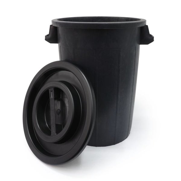 Runder 75L Wassertank mit Deckel – Robuster, wetterfester Wasserspeicher für Garten, Notfall & Regenwassersammlung
