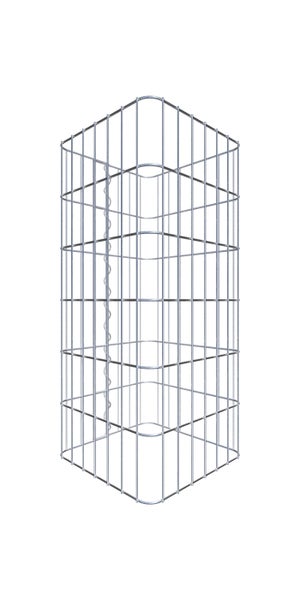 Gabionensäule 37 x 37 cm, MW 5 x 10 cm eckig - Höhe: 0,60 m