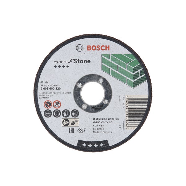 Bosch Trennscheibe gerade Expert for Stone C 24 R BF 115 mm 22,23 mm 2,5 mm - 2608600320