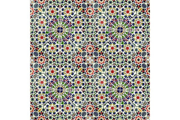 Fliesen mit geometrischem Muster