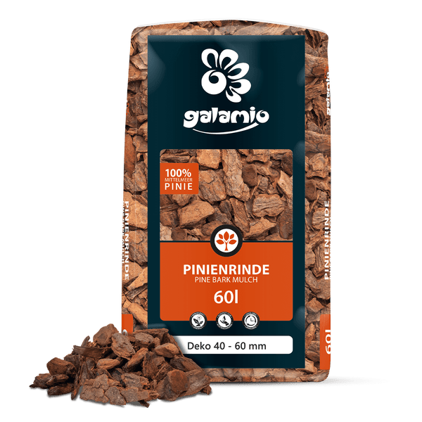 Galamio Rindenmulch Pinie Deko 60l