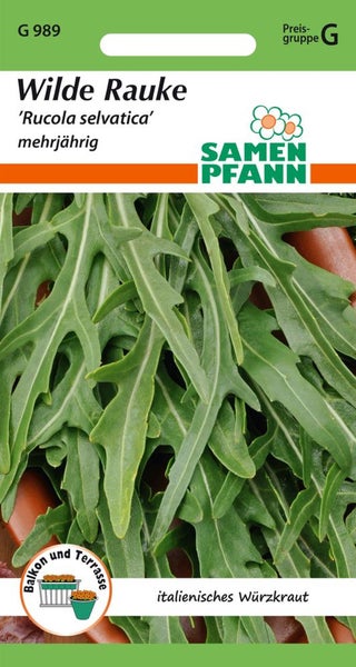 Wild Rucola 'Rucola selvatica' Samenpackung für Balkon und Terrasse