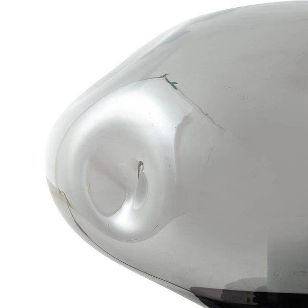 Lindby Tischlampe Lelia (Design, Modern) in Alu aus Glas (1 flammig E27) - Tischleuchte Schreibtischlampe Nachttischlampe Wohnzimmerleuchte