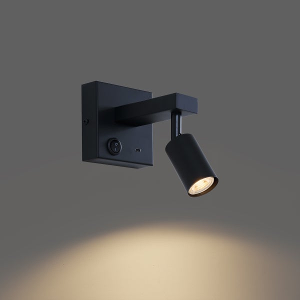 Schwenkbare Wandleuchte für den Innenbereich