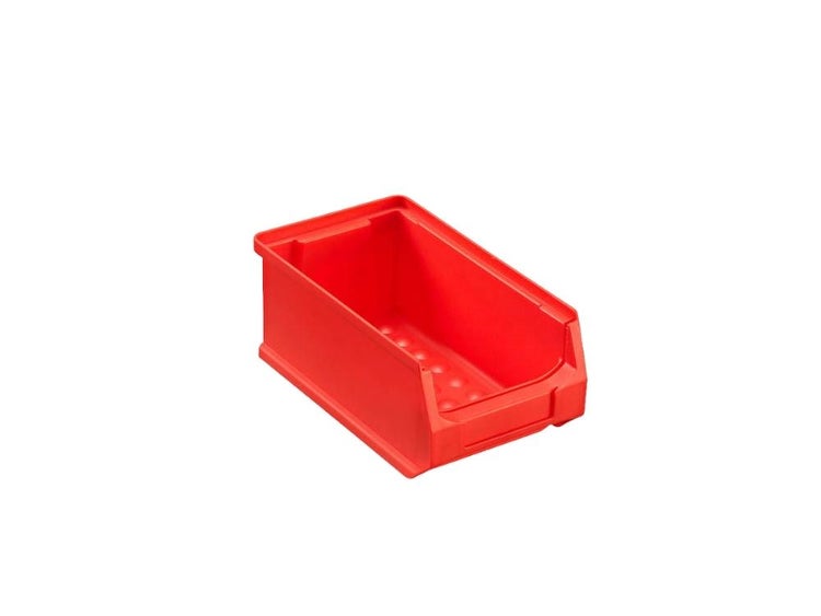 PROREGAL SuperSparSet 40x Rote Sichtlagerbox 2.0 HxBxT 7,5 x 10 x 17,5 cm 0,8 Liter Sichtlagerbehälter