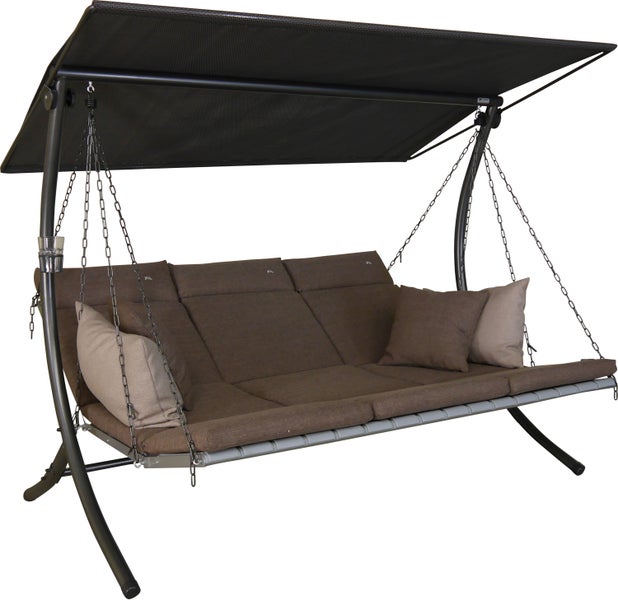 Gartenschaukel mit Dach und Kissen