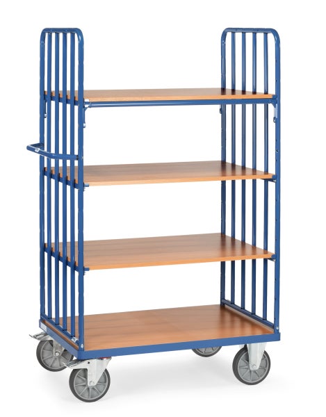 Etagenwagen mit vier Ebenen und Rollen