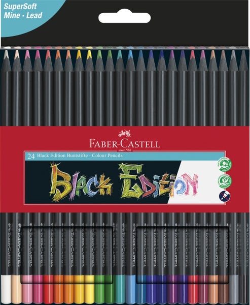 Faber-Castell Buntstifte Black Edition 24er Set