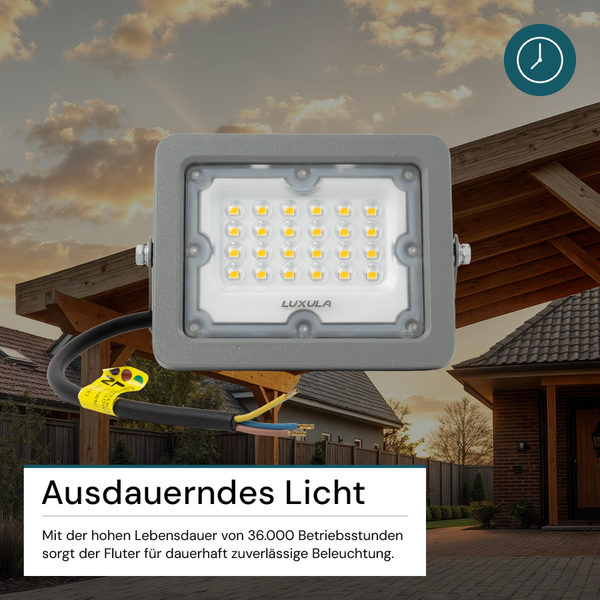 Luxula LED-Strahler für Außenbereiche
