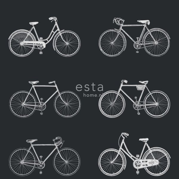 Illustration mit verschiedenen Fahrradtypen