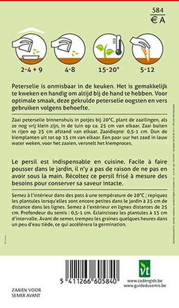 Informationen zum Petersiliensamenanbau