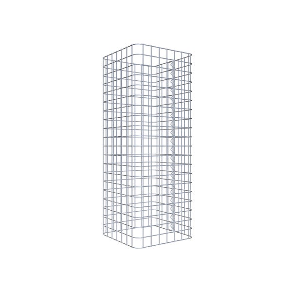 Gabionensäule 42 x 42 cm MW 5 x 5 cm eckig - Höhe: 1,00 m