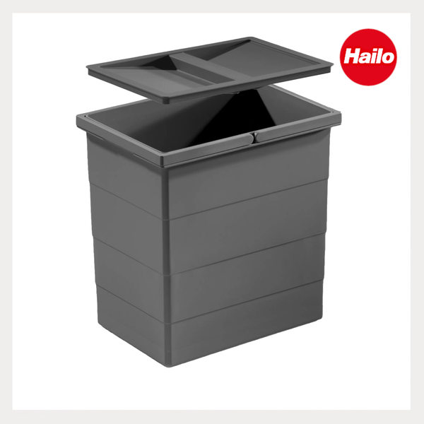 Hailo Einbau Abfalleimer Kunststoff mit Deckel