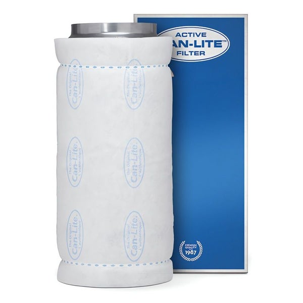 Can-Lite Aktivkohlefilter 250 m³ – Geruchsfilter mit 100 mm Anschluss & 2 Jahre Lebensdauer für Grow & Lüftung
