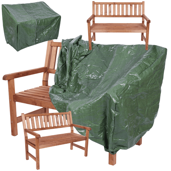 Gartenbank Grana HxBxT 90x117x70cm Inkl. Planenabdeckung Braun