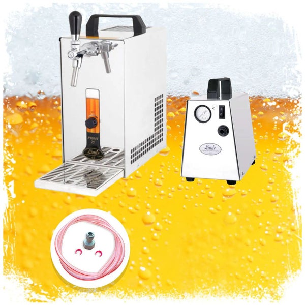 Bierzapfanlage mit Kompressor und Zubehör
