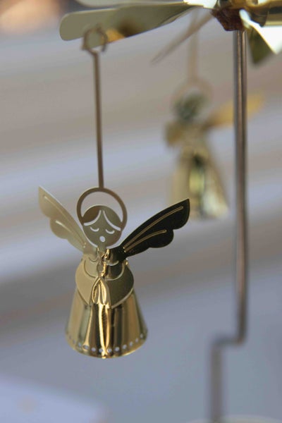 Goldener Weihnachtsbaum-Engelanhänger