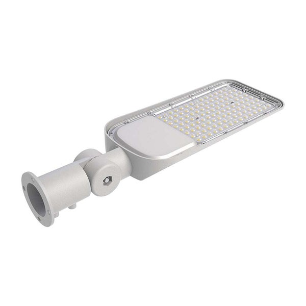 LED-Straßenleuchten mit Lichtsensor - Grau - Samsung - IP65 - 50W - 5000 Lumen - 6500K - 5 Jahre