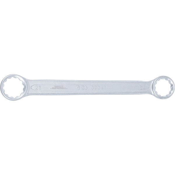 BGS Doppel-Ringschlüssel extra flach SW 24 x 26 mm - 30341
