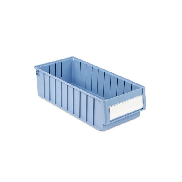 PROREGAL Regalkasten 500 BH Mit Etikett und Schutzhaube HxBxT 14 x 23,4 x 50 cm 12,6 Liter Sichtlagerkasten Sortimentskasten Sortimentsbox Kleinteilebox