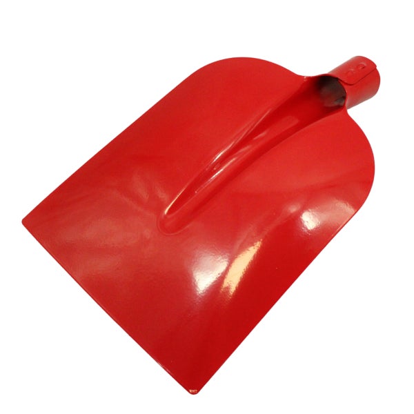 Holsteiner Schaufelblatt aus Metall in Rot.