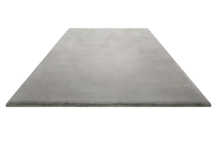 Teppich Grau kuschelig & flauschig Vita Homie Living 200x200 cm