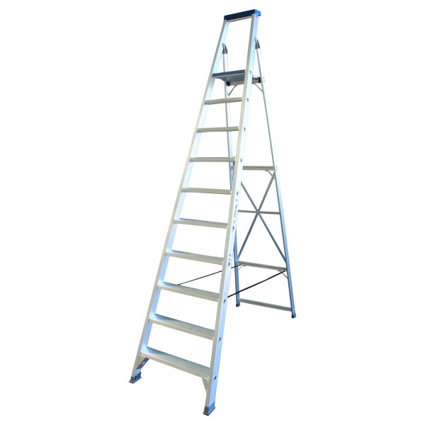 Aluminium Stufenleiter mit acht Stufen